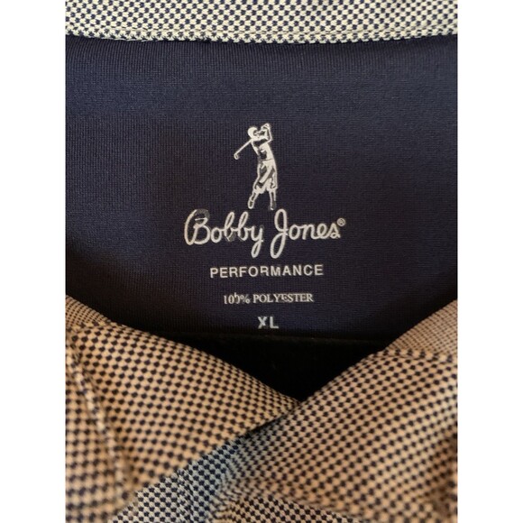 Bobby Jones Performance Golf Polo Shirt Size XL Classic Grand Slam Masters *Note - Picture 3 of 12